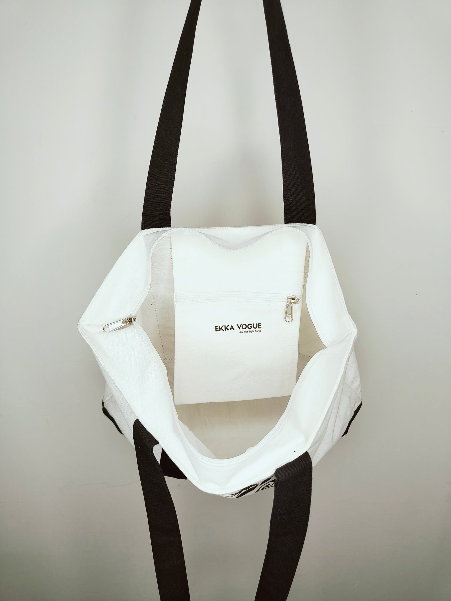 Black & White Boat Tote Bag