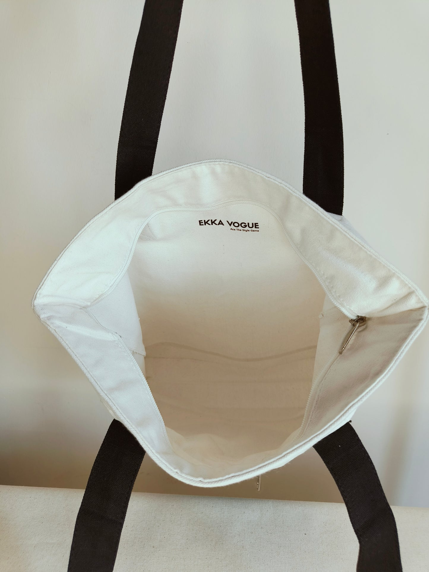 Floral Canvas Tote Bag