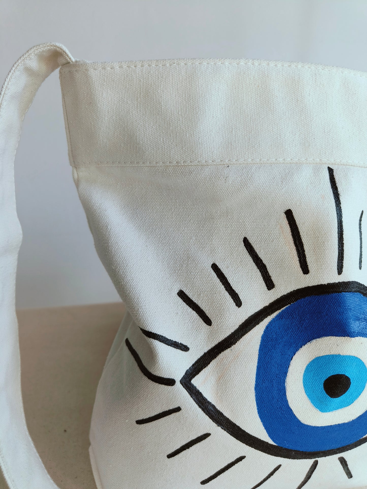 Eye Canvas Sling Bag|