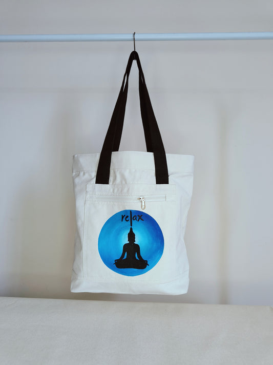 Buddha Canvas Tote Bag |