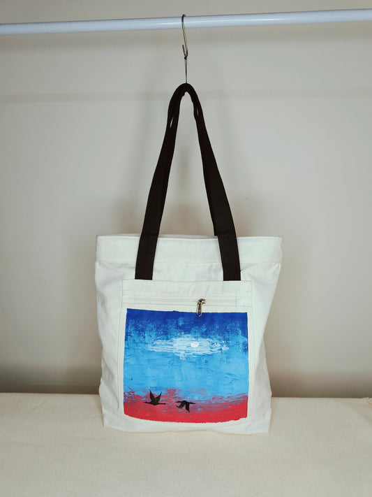 Skyscape Canvas Tote Bag|